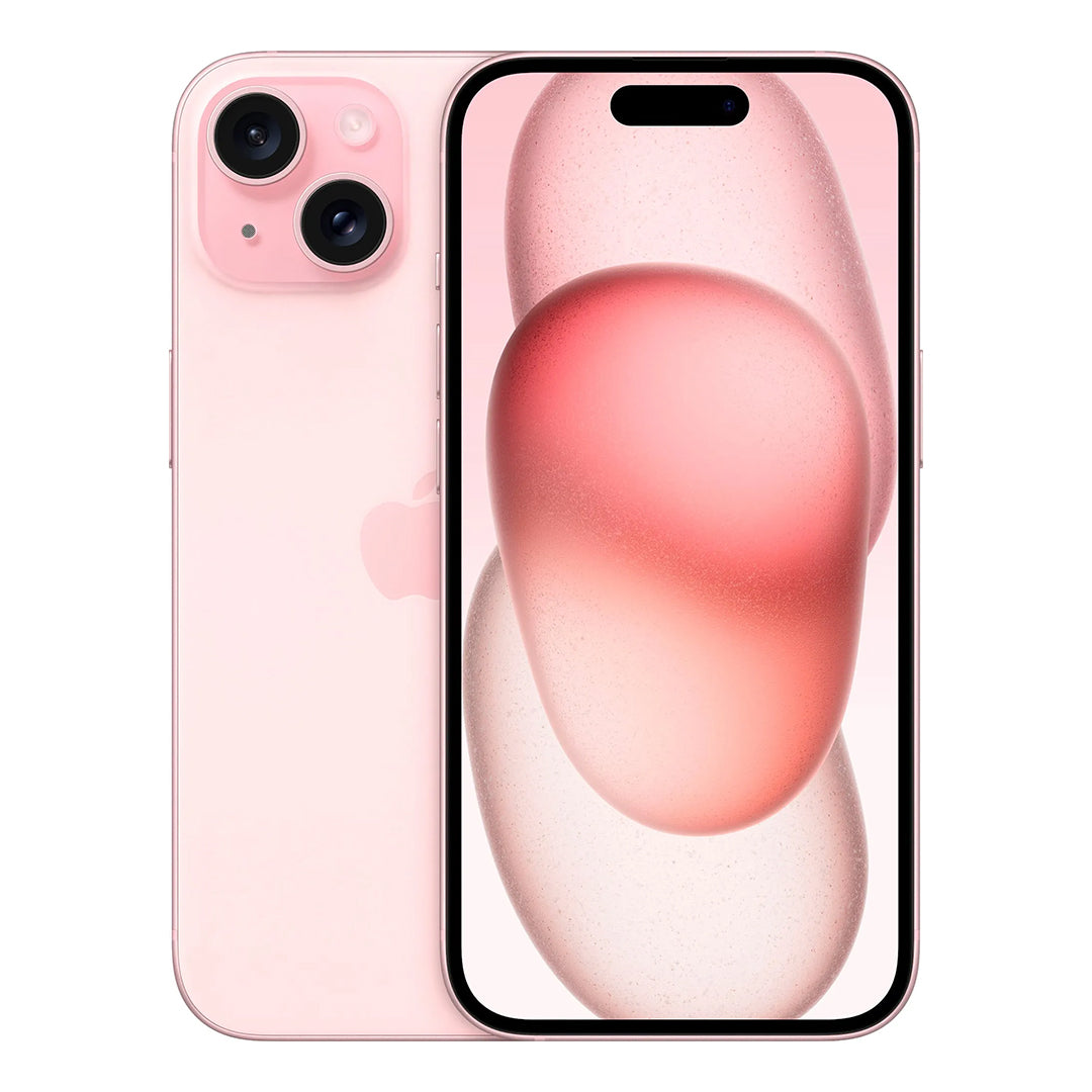 iPhone 15 (128GB) Rosa, Tela de 6,1", 5G e Câmera de 48MP