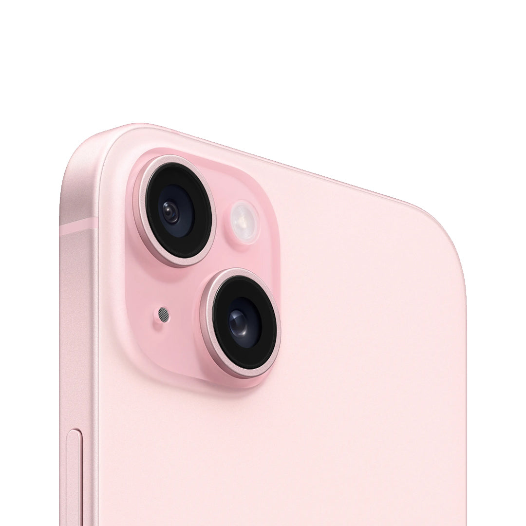 iPhone 15 (128GB) Rosa, Tela de 6,1", 5G e Câmera de 48MP